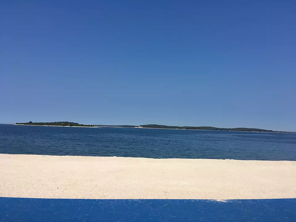 Puntižela beach near Pula