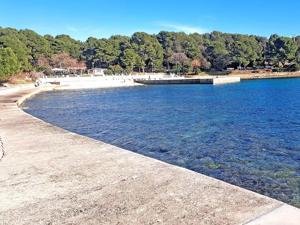 Valkane beach in Pula